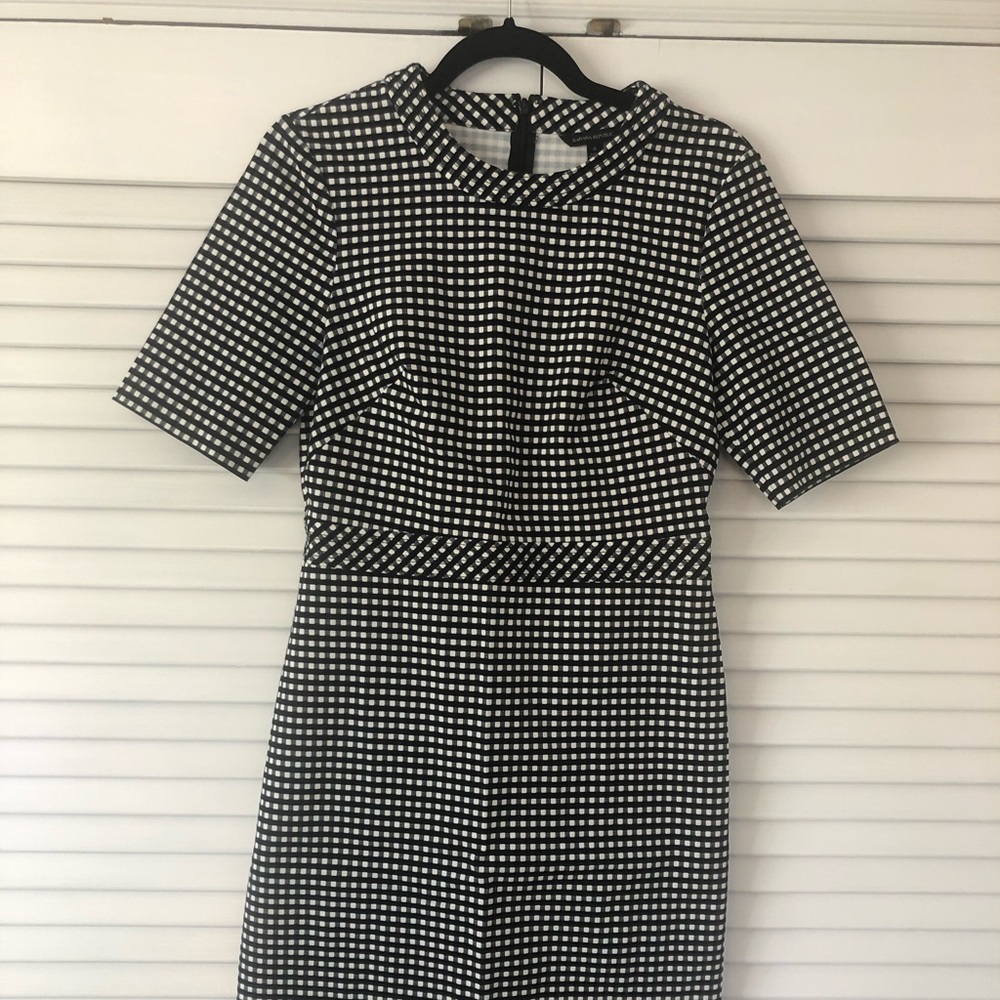 Banana Republic gingham sheath dress